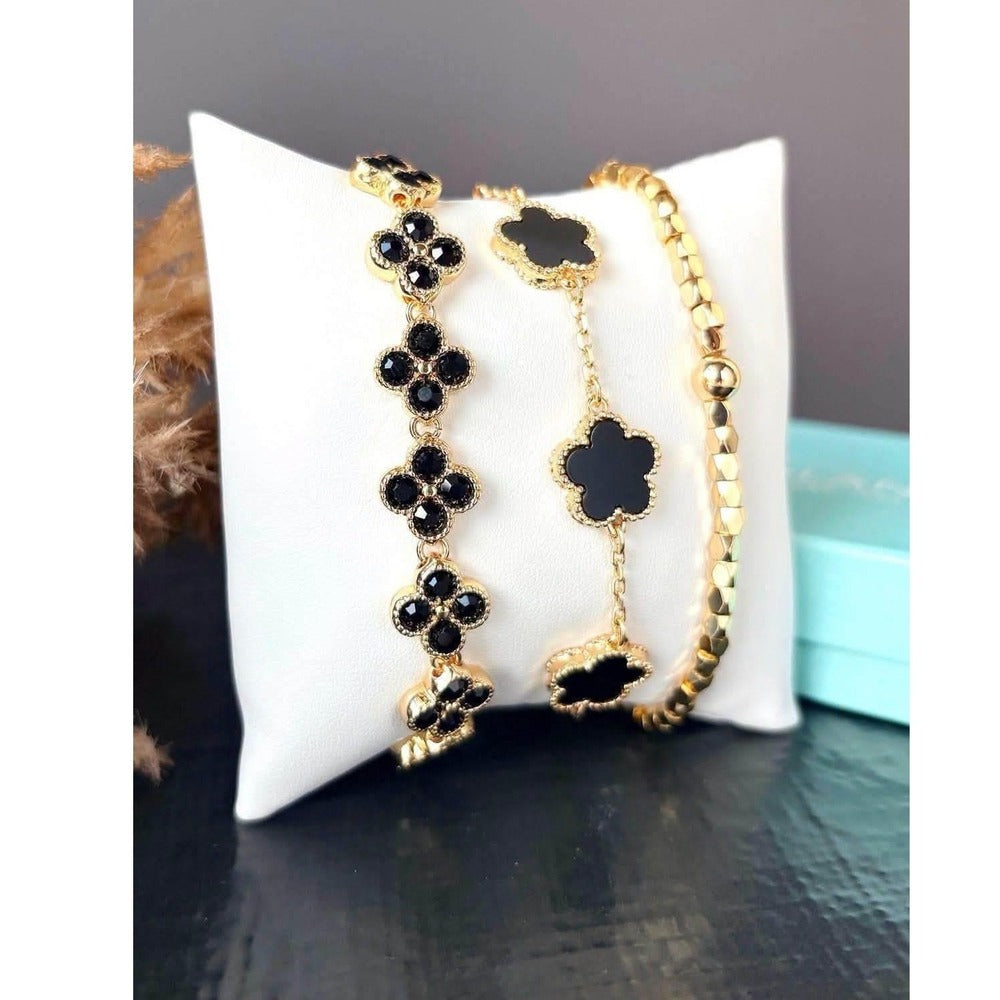 Park Lane Black & Gold Tone Impression Necklace & Twilight Bracelet Set NIB - Image 2