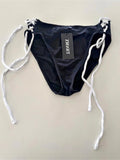 ZMART String Side-Tie Bikini Bottom in Black NWT Size Large - Image 1
