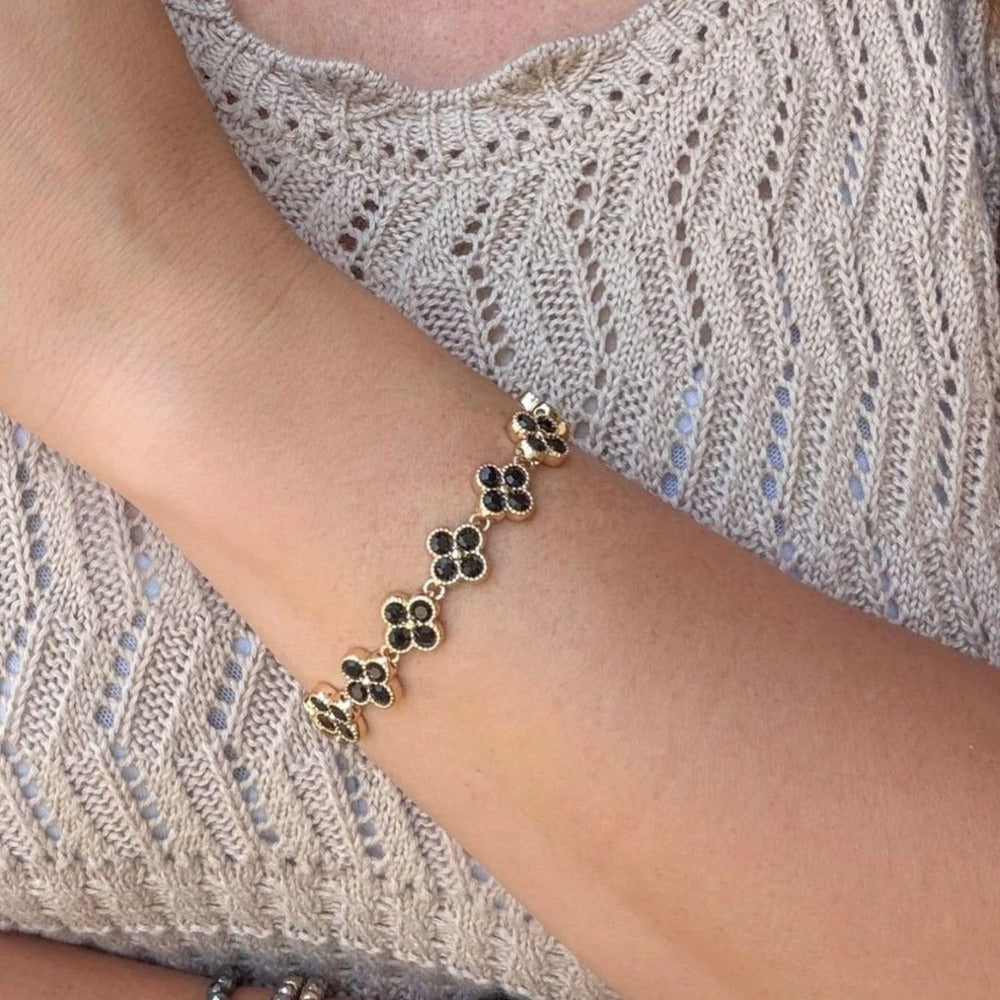 Park Lane Black & Gold Tone Impression Necklace & Twilight Bracelet Set NIB - Image 3