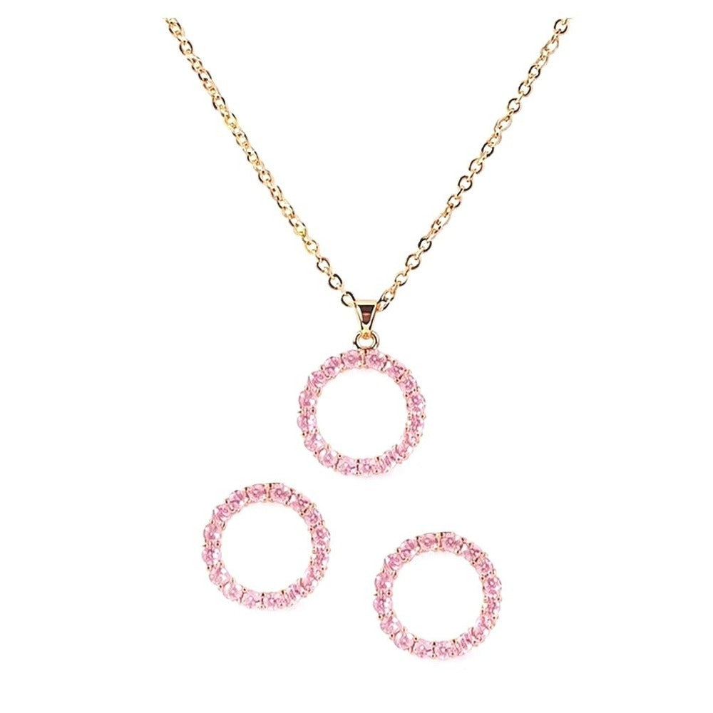 Park Lane Pink Promise Necklace and Earring Set NIB - Image 1