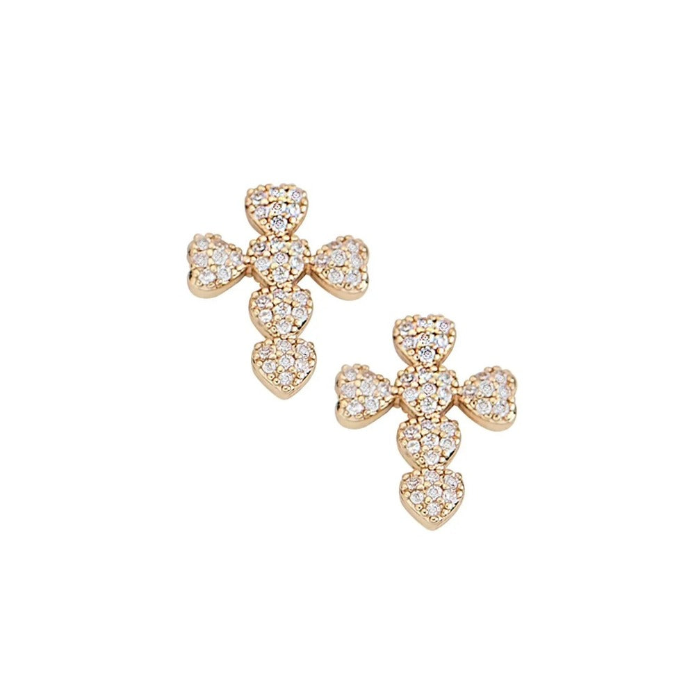 Park Lane Embraceable & Heaven Bundle Gold Tone Cross Heart Set NIB - Image 2