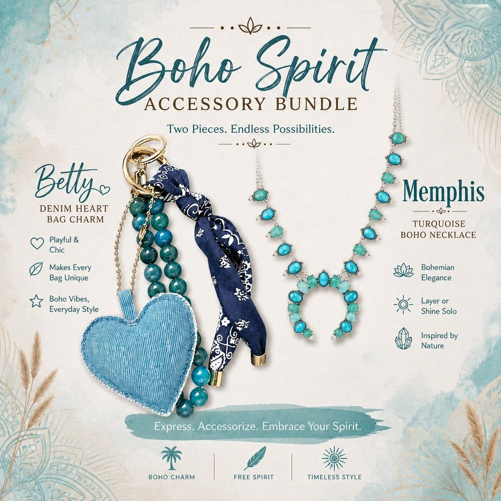 Park Lane Betty Purse Charm and Memphis Necklace Boho Set NIB - Image 1
