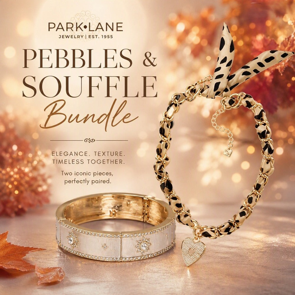 Park Lane Pebbles Necklace and Souffle Bracelet Jewelry Bundle NIB - Image 1