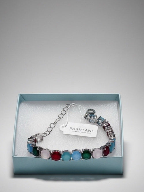 Park Lane "Rodeo" Rainbow Impression Bracelet - Silver Tone - NIB - Image 2