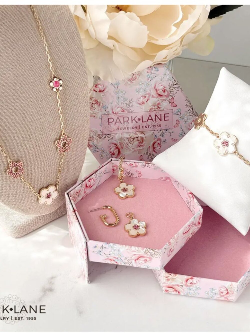 Park Lane Petunia Set - Necklace, Earring, Bracelet NIB - Image 2