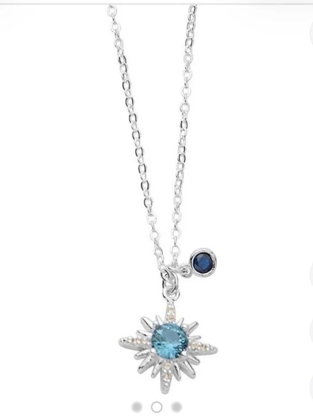 Park Lane Shiloh & Darling Silver-Tone Blue Crystal Set NIB - Image 4