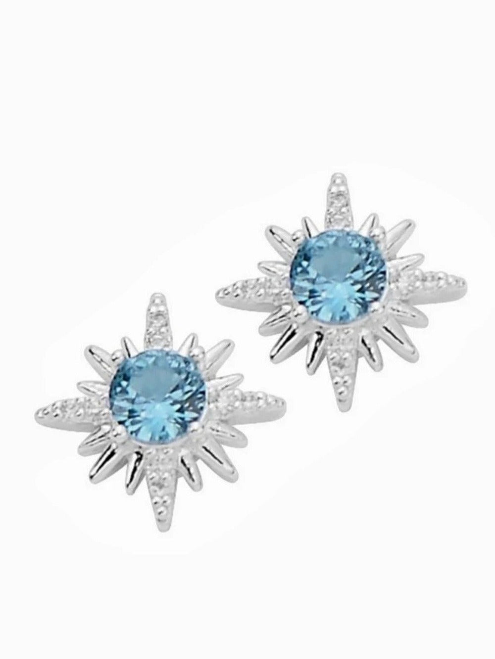 Park Lane Shiloh & Darling Silver-Tone Blue Crystal Set NIB - Image 6